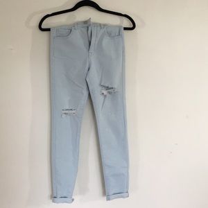 Light Blue Ripped Jeans
